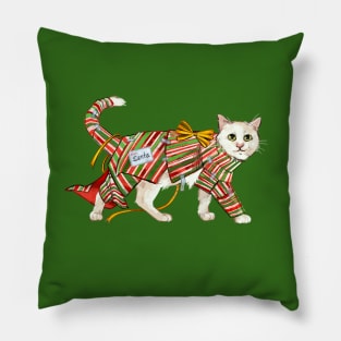 Purrfect Christmas Pillow