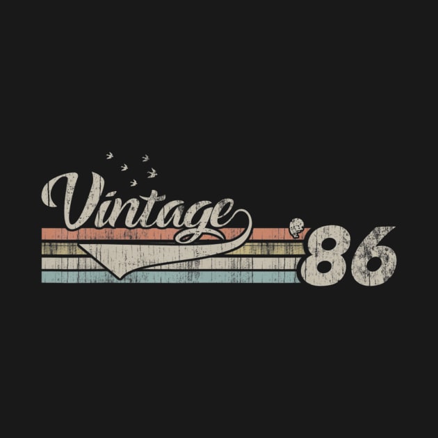 Vintage 1986 Design 34 Years Old 34th birthday by semprebummer7