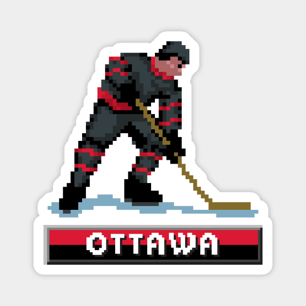 Ottawa Hockey Magnet by clarkehall