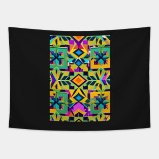 African Print Pattern Tapestry