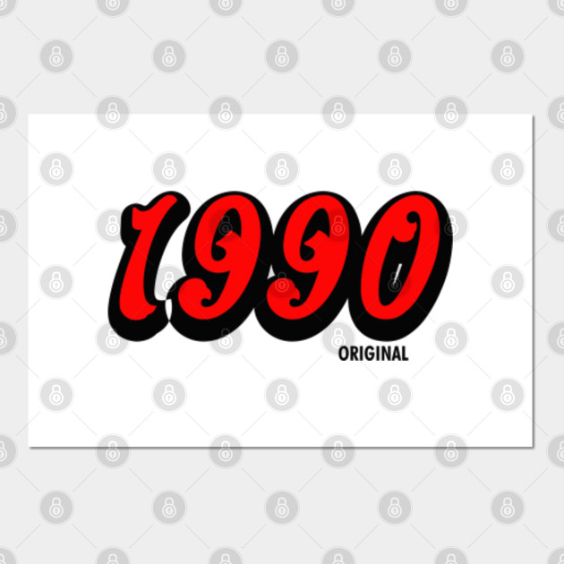 30th Birthday Gift 1990 T Shirt For Son Daughter Or Friend Birthday Idea 30th Birthday Gift Affiche Et Impression D Art Teepublic Fr