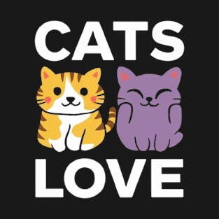 Funny cat lover shirt Cats Lovers cute shirt T-Shirt