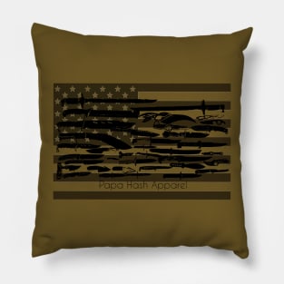 Papa Hash Apparel: Knife Flag Pillow