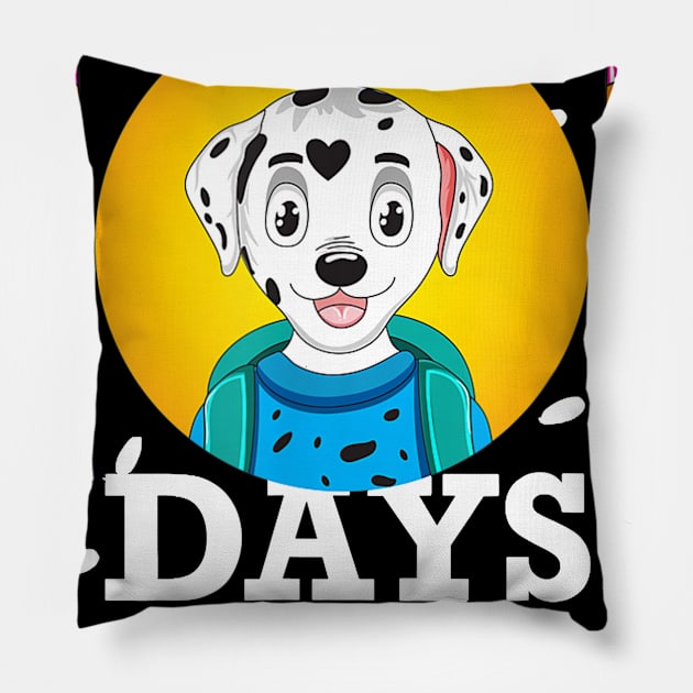 101 Days Smarter 100 Days Of School Ends Student Teacher Pillow by Manonee