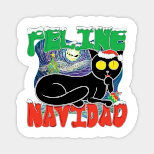 Feline Navidad Magnet