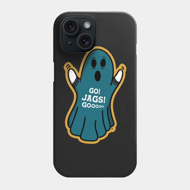 Ghost Jacksonville Jaguars Phone Case by Rad Love