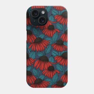 Red coneflowers Phone Case
