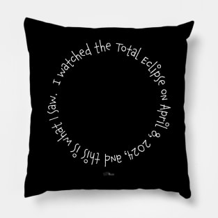 Dark Totality Pillow