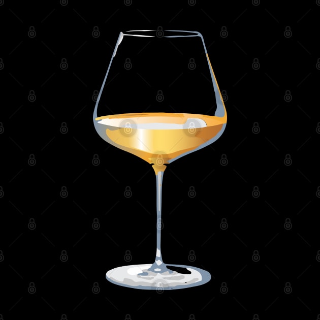 White wine glass by leewarddesign