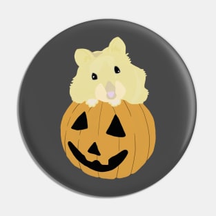 Hamster in a Pumpkin Pin