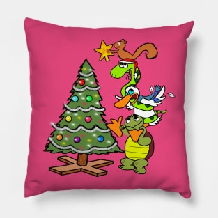 critter christmas Pillow