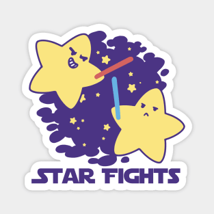 Star Fights // Funny Fighting Stars Twinkle Twinkle Magnet