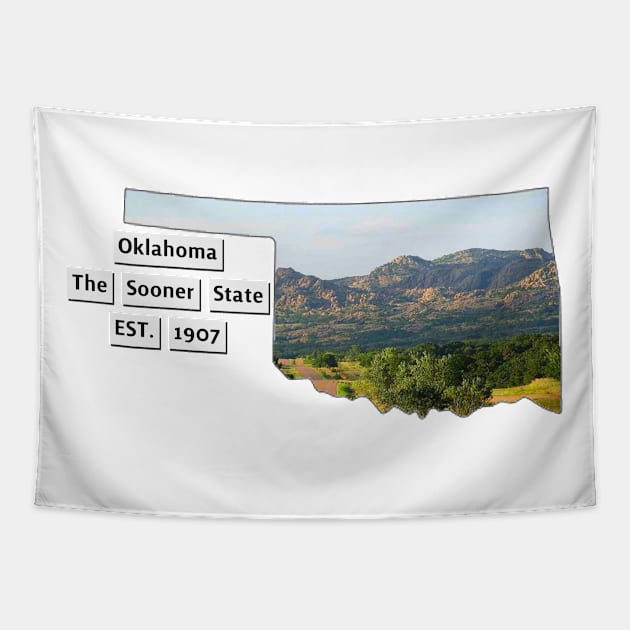 Oklahoma USA Tapestry by Designs by Dyer