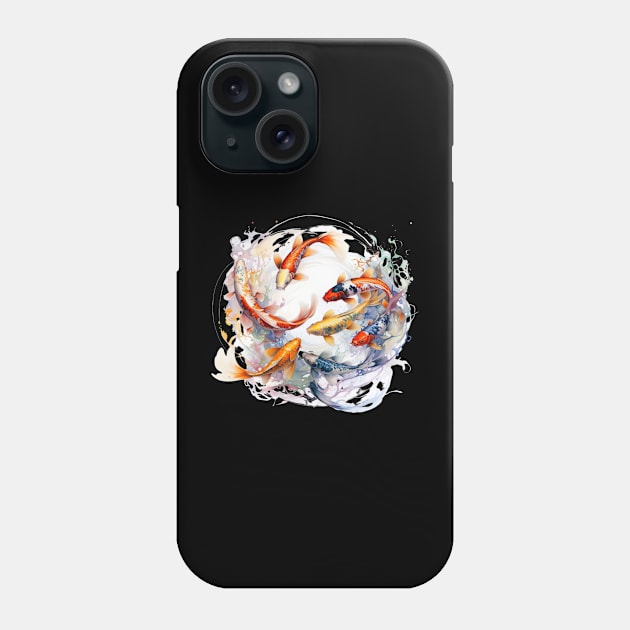 Carp Of Wealth Phone Case by PK design shop