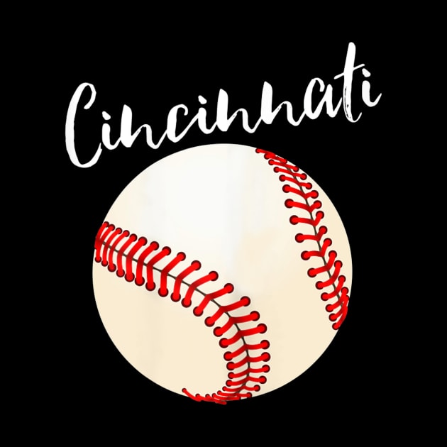 Cincinnati Baseball Women Black by Vigo