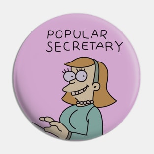 Popular Secretary Magazine Pin