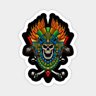 Aztec Skull 1.5 Magnet