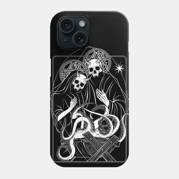 Cult of Cthulhu / Christhulhu Dawn Phone Case by Von Kowen