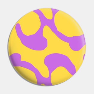 Abstract pattern purple swirl Pin