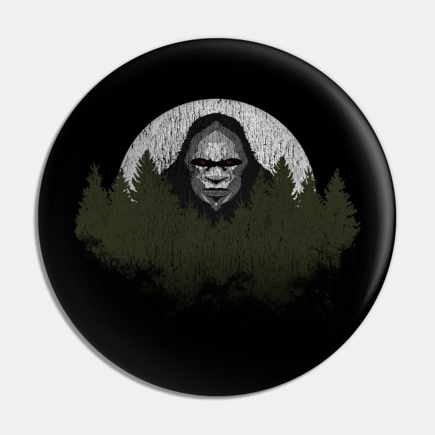 Visit Camp Sasquatch - Camping Moon Bigfoot TDesign SF4 Pin by Vector Deluxe