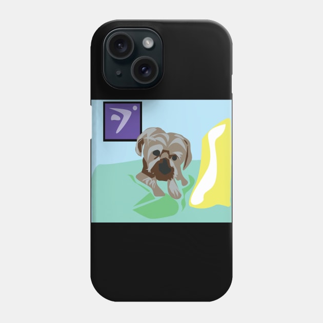 Clancy the dog Phone Case by Edofest