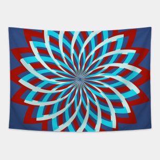 Psychedelic Flower Tapestry