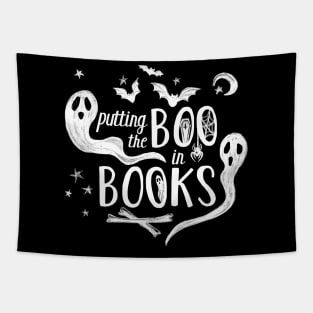 Putting the Boo in Books Tapestry