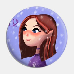 Girl elf Pin