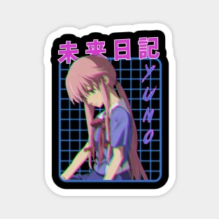 Yuno Gasai Love And Madness Collide Magnet