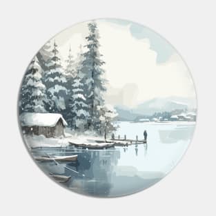Winter Lake Pin