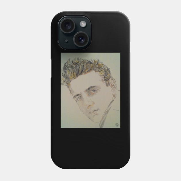 Eddie Cochran Phone Case by Mike Nesloney Art