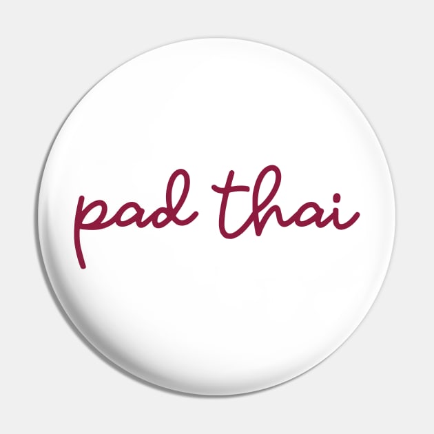 pad thai - maroon red Pin by habibitravels