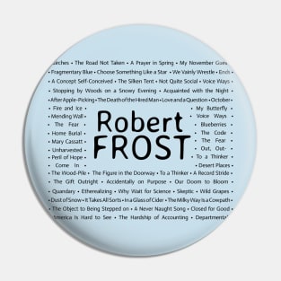 Robert Frost Pin