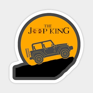 The Jeep King Wrangler T-Shirt Magnet