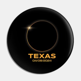 Total Solar Eclipse 2024 Totality Texas Pin