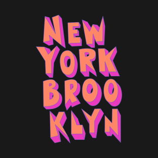 Brooklyn Burst: Dive into the Electric Energy of NYC's Creative Hub T-Shirt