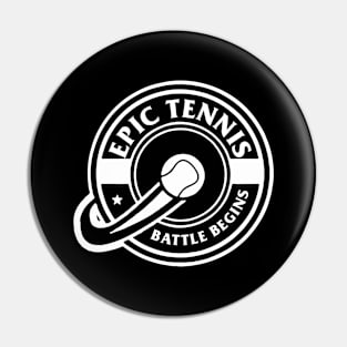 Epic Tennis Pin