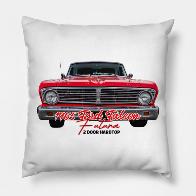 1965 Ford Falcon Futura 2 Door Hardtop Pillow by Gestalt Imagery