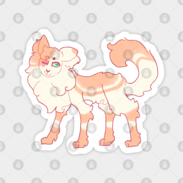 Brightheart Warrior Cats Design Warrior Cats Aimant Teepublic Fr