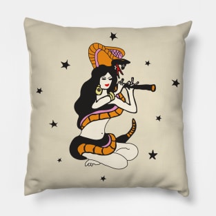 India Snake Charmer Pillow