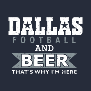 Dallas Pro Football and Beer T-Shirt