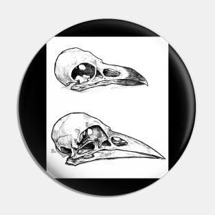 Crow Skulls Pin