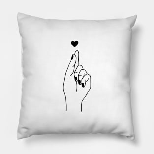 Love Hand Gesture Pillow
