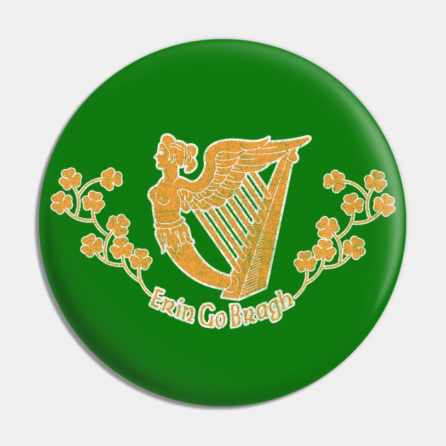 Saint Patrick's Battalion Flag / Erin Go Bragh Pin by feck!