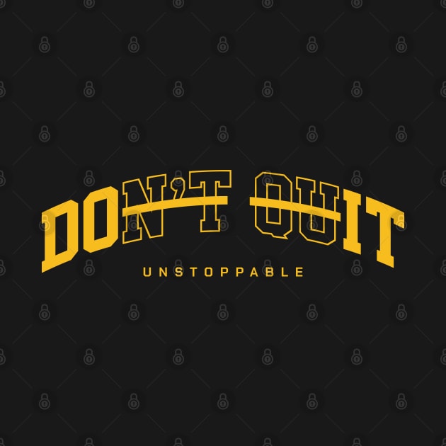 unstoppable series - yellow print by MplusC