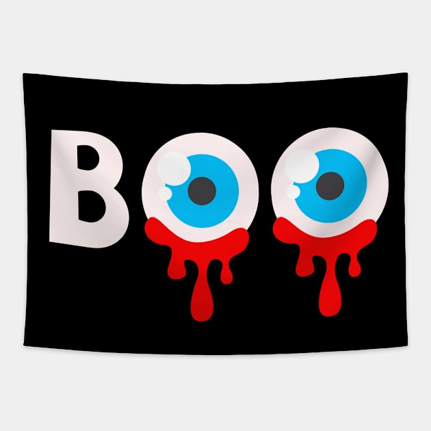 Bloody Boo Eyes Tapestry by SalxSal