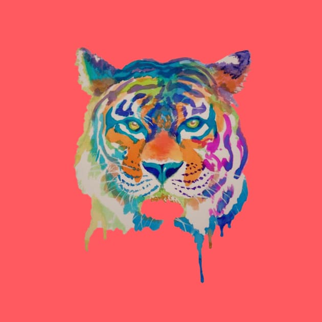 Dripping Paint Tiger by Divan