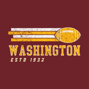 Washington Football Retro Vintage T-Shirt