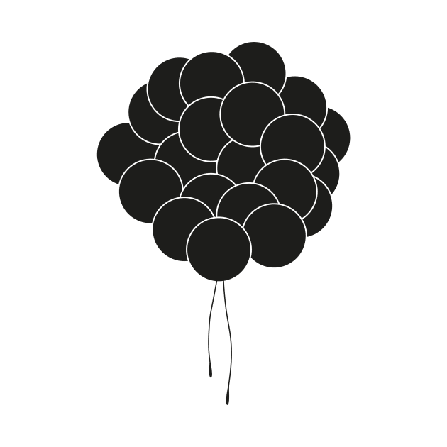 Black Balloons by Blikk