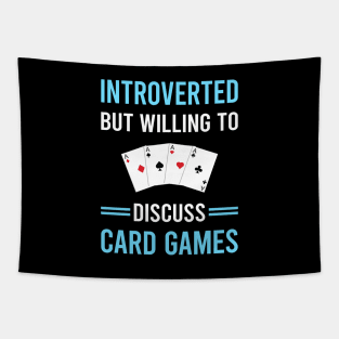 Introverted Card Game Games Cards Tapestry